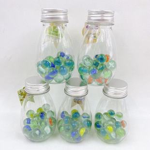 Children's Traditional Nostalgic Toy 8090 Glass Ball Marbles 16mm Bottled Two-dollar Store Sneak Department Store Wholesale