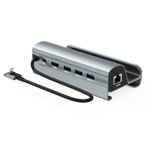 steamdeck base expansion dock Gigabit network port fast charging HDTV4K compatible rog game console docking station
