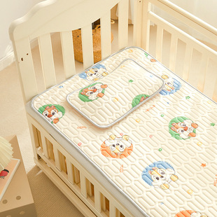 Children's latex mat baby available summer kindergarten special ice silk mat baby stitching bed soft mat breathable