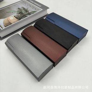 Portable New Handmade Glasses Case, Retro Leather Sunglasses Case, Beautiful Myopia Glasses Case