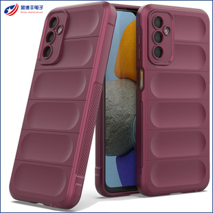 Подходит для Samsung F23/M23 5g, приятный для кожи чехол для мобильного телефона с мелким отверстием, Флокированная подушка безопасности, устойчивая к падению подкладка M33, защитный чехол из ТПУ