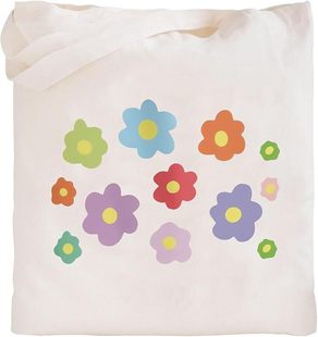 Cross-border Amazon Explosive English Graphic Cosmetic Bag Gift Zipper Bag Waterproof Linen Cosmetic Bag Storage Bag