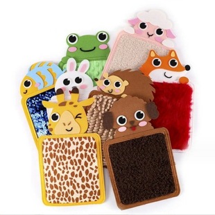 in stock Animal Sensory Pad Depression Autism Children Felt Sensory Pad Infant Early Education Educational Touch Pad