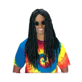2019 new reggae dirty braid twisted braid wig ball cosplay brown wig African braid hair wholesale