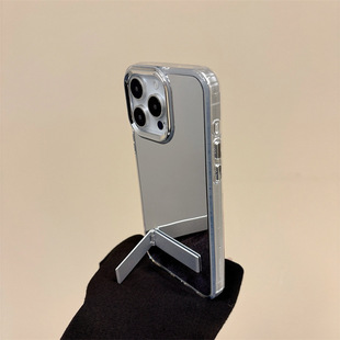 Подходит для Apple 15pro 16pro зеркальный чехол для телефона 14promax зеркальный с кронштейном чехол для телефона
