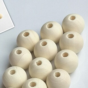 Wood beads superba wood beads log color wood beads with holes round ball wood beads DIY jewelry accessories bracelet necklace