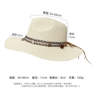 Dream Horse All-match Vacation Straw Hat Vacation Beach Grassland Tourism Sun Hat Ethnic Wind Wide Brim Sunscreen Hat