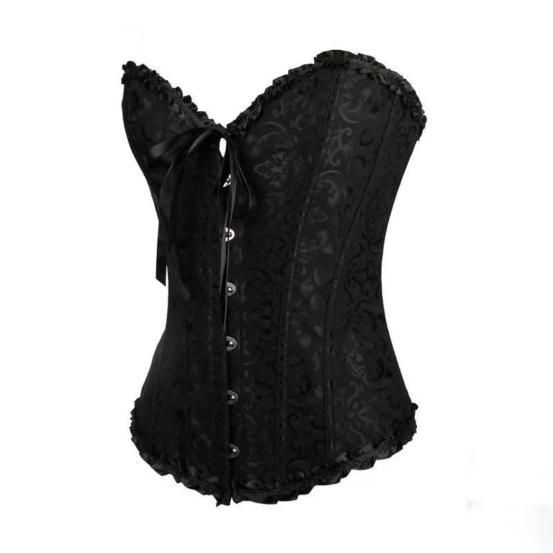 Directly from the Source Factory, In-Stock Women's Wedding Dress Shapewear, Waist-Cinching and Tummy-Tucking Corset, European and American Court-Style Corset