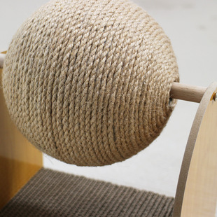 Cat Sisal Ball Cat Scratch Board Vertical Wear-resistant Corrugated Paper Not Falling Scrap Cat Scratch Ball Self-relief Claw Grinding Artifact