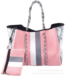 Diving Material Beach Bag Outdoor Mummy Sports Portable Letter Shopping Big Bag Women's Bag