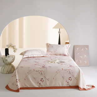 2025 New Bamboo and Forest Tencel Bamboo Fiber Soft Mat Three-Piece Set 245*250cm Single Mat Huaxi