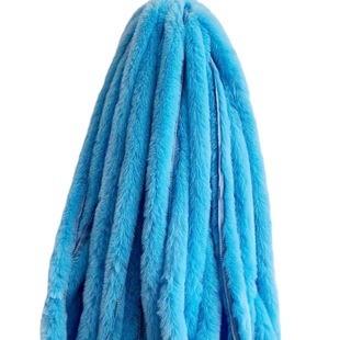 Wholesale Imitation Rabbit Fur Strip Hanfu Tang Clothing Accessories Tiger Cap Children's Wear Cuff Rolling Strip DIY Handmade Christmas Material