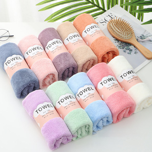 Factory spot coral fleece towel wholesale high density thick men's and women's face towel waist seal towel embroidery LOGO