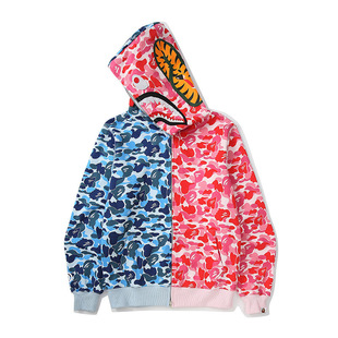 Камуфляжная акула голова обезьяны bape прилив того же пальто с 3D-принтом толстовка на молнии толстовка для мужчин и женщин