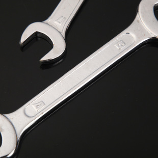 High hardness open wrench chrome plated forging dual-purpose double wrench manual wrench supporting wrench tools wholesale