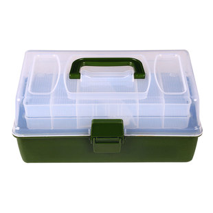 3-layer plastic storage box large fish bait box wholesale Hengjia new bait box cross-border supply fishing gear fish box set
