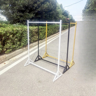 Iron Clothes Hanger Clothing Store Men's and Women's Shelf Display Rack Floor-to-Floor Nakajima Rack Side Rack Clothes Rack Horizontal Bar