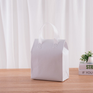 Take-out aluminum foil insulation bag printed LOGO catering milk tea cake coffee insulation cold in stock packaging handbag
