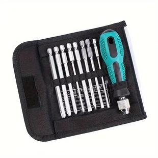 Eight-in-one screwdriver suit 8-piece multi-function manual screwdriver combination maintenance tool carry-on bag 9-piece set