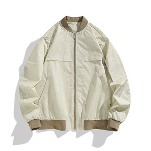 2024 New Autumn and Winter Men's Business Jacket Baseball Collar Casual Jacket Men's