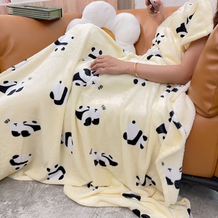Ins Style Cartoon Fresh Blanket Flannel Blanket Student Dormitory Air Conditioning Home Sofa Warm Thin Blanket