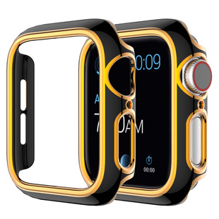 Подходит для гальванического подвешенного корпуса для ПК Apple Watch 7/6/SE/5/4321 из закаленного стекла