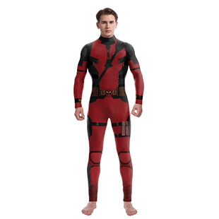 Амазонка Весеннее шоу костюм Marvel cos Дэдпул 3 Росомаха Оса 3D играет костюм для похудения