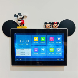 [100 Express for New Home] Mickey Visual Doorbell Home Decoration Decorations Switch Sticks porch Panel diy
