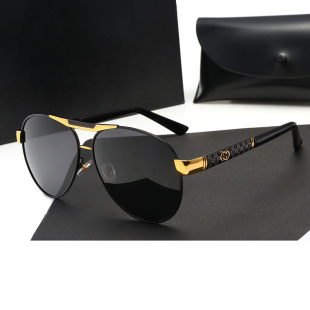 Factory Direct supply polarized sunglasses men and women driving fashion trendy metal sun protection 2023 sunglasses UV protection