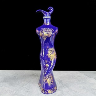 Прямые продажи с фабрики Jingdezhen керамическая винная бутылка 1 фунт взрывного cheongsam красавица домашняя высококачественная фарфоровая винная бутылка