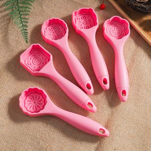 Mooncake Mold New Household Hand Press Printing Tool Mung Bean Cake Model Embossed Cake Mold Cantonese Mooncake Mold