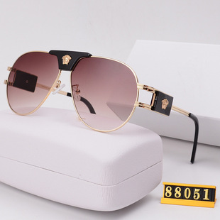 Men's and women's foreign trade toad sunglasses European and American glasses beauty head sunglasses Internet famous light luxury classic sunglasses tide V88051