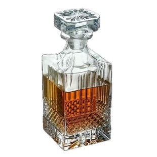 Bohemian Style Crystal Glass Creative Home Wine Bottle with Cap Wine Bottle Wine Bottle Whisky Bottle