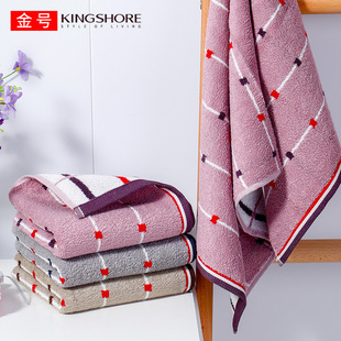 Wholesale gold cotton towel GA1408 absorbent welfare labor insurance adult wash face household towel a generation of hair