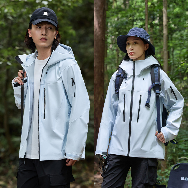 Taizhou Niao Sv7 Explosion-Proof Rainproof Outdoor Jacket with Rubberized Hard Shell Three-In-One down Liner Two-Piece Workwear Set