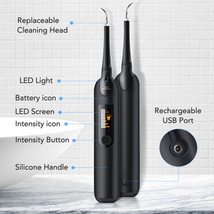 Cross-border household electric calculus dirt dental cleaner LED display dental cleaner tooth care cleaning tool