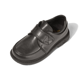 Student black act British style soft sole boy leather shoes