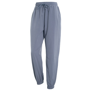 High Waist Lace-up Loose Slimming Ankle Pants Women's Outdoor Sports Running Mountain Climbing Casual Pants Quick-drying Fitness Pants