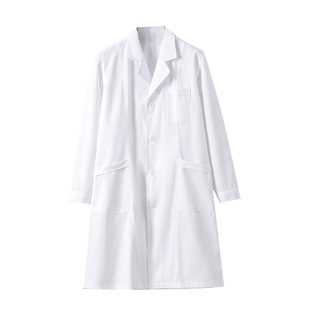 Factory Customized Work Clothes Long and Short Sleeve White Coat Doctor Lab Coat Medical Student Universal Embroidered Printing Custom Logo
