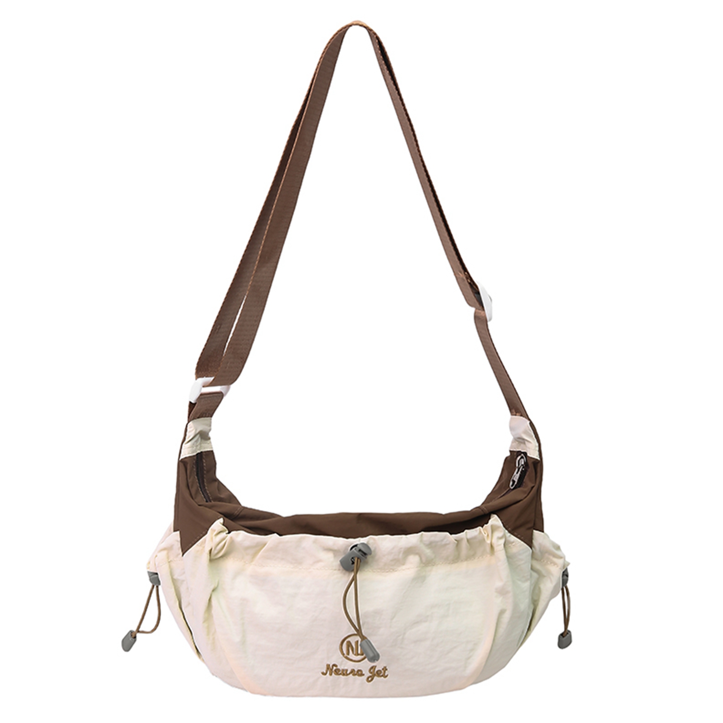 Dopamine-enhancing crossbody bag, lightweight and casual, suitable for students, commuting, and made of nylon.