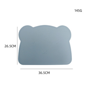 Cross-border Silicone Placemat Bear Children's Thickened Heat Insulation Anti-slip Mat Hotel Household Silicone Coaster Western Food Mat