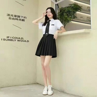 Class Uniform Summer Suit for Junior High School Students, College Style School Uniform, Sports Meeting Graduation Class Uniform, High School Student Suit, Short Sleeves