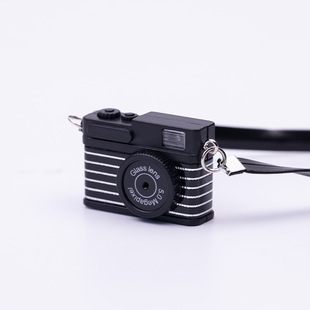 Manufacturer's Ready-Made Luminous and Sound Camera Doll House Strap Camera Mobile Phone Case Protective Cover with Cross-Rope Fashion