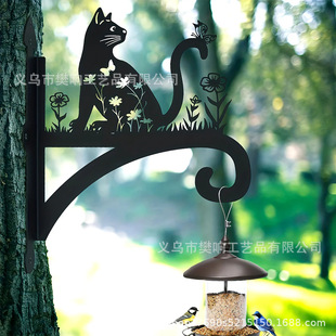 Трансграничный новый PET DOG IRON HANGING BASKET HOLDER Pet Dog Железная стойка для корзины