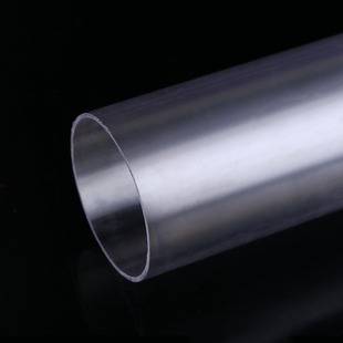 PVC Transparent Round Pipe Plastic Hard Pipe Packaging Home Decoration Architecture Garden Plastic Sheet Packaging Film Square Pipe Round Pipe