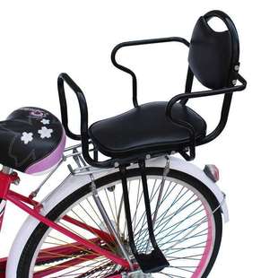 Large Electric Bicycle Child Safety Seat Rear Seat Baby Baby Seat Thickened Widened Cotton Canopy Windproof