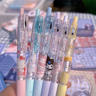 Симпатичный нож для ручного счета Sanrio нажимает на нож и ручку.