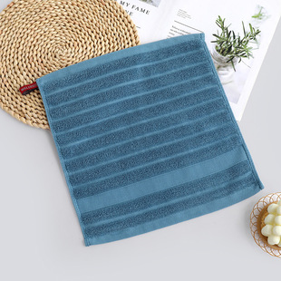Hot selling 32 shares of pure cotton plain square towel safe, comfortable and healthy care breathable water absorption can be embroidered logo