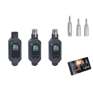 UL42 one-to-two wired to wireless microphone grenade transmitter audio transmission receiver audio converter