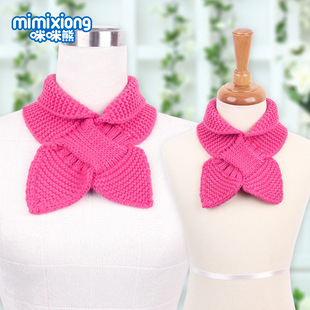 2020 Autumn and Winter New Boys and Girls Knitted Scarf Children's All-match Casual Warm Parent-child Scarf